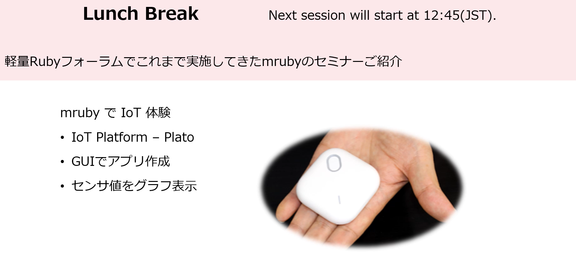 Lunch Break　mrubyの体験会紹介